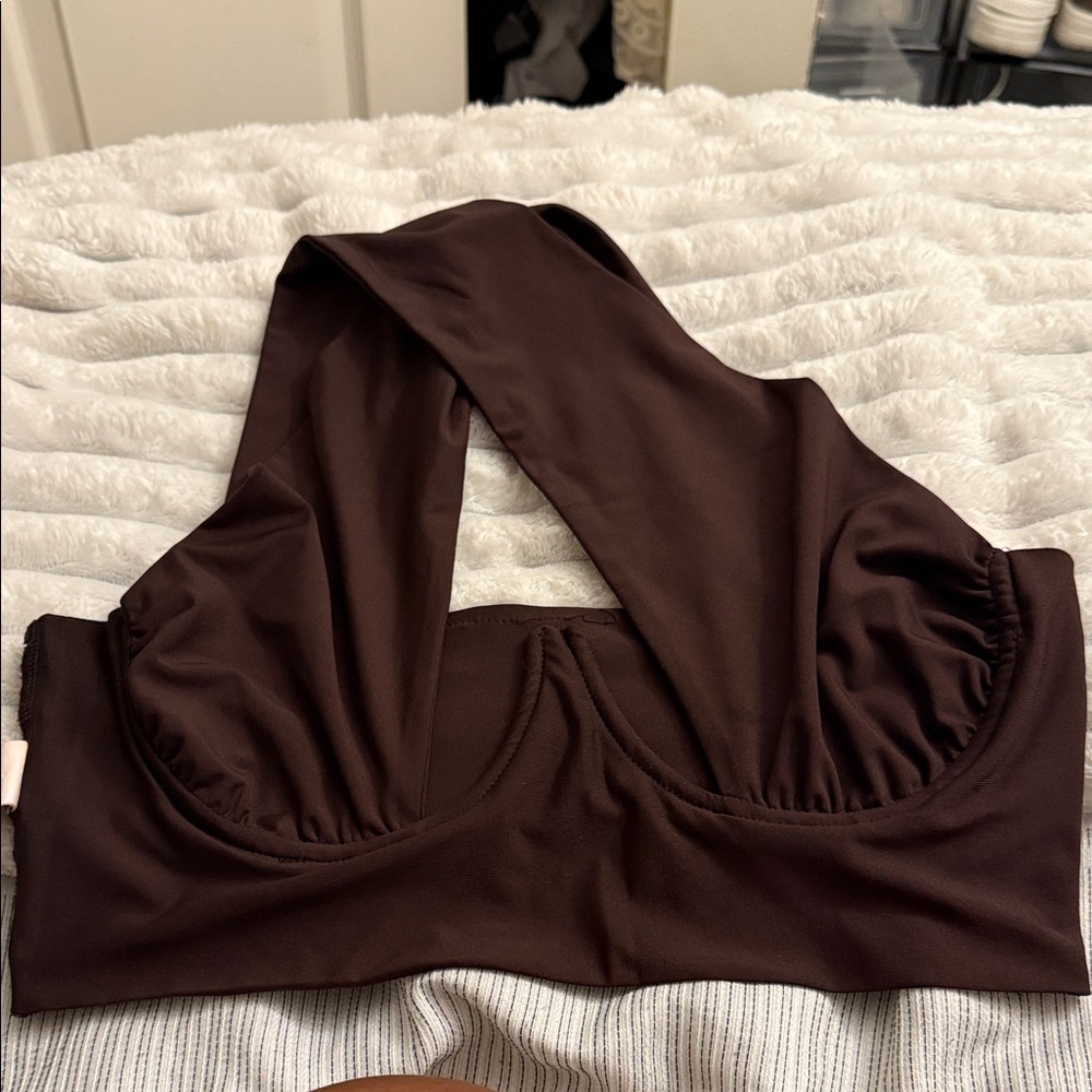 SHEIN Dark Brown Women's Bra